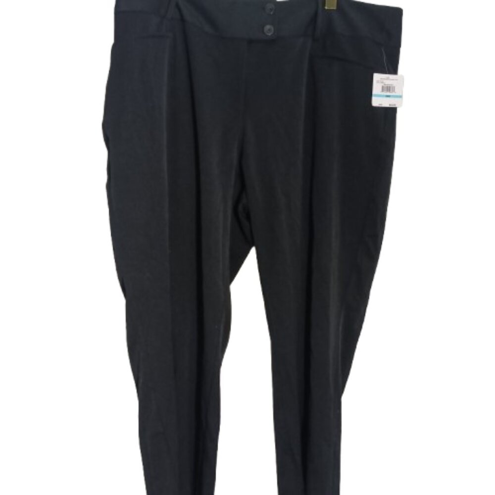 Rafella Elegant Black Women's Pants sz 20W NWT